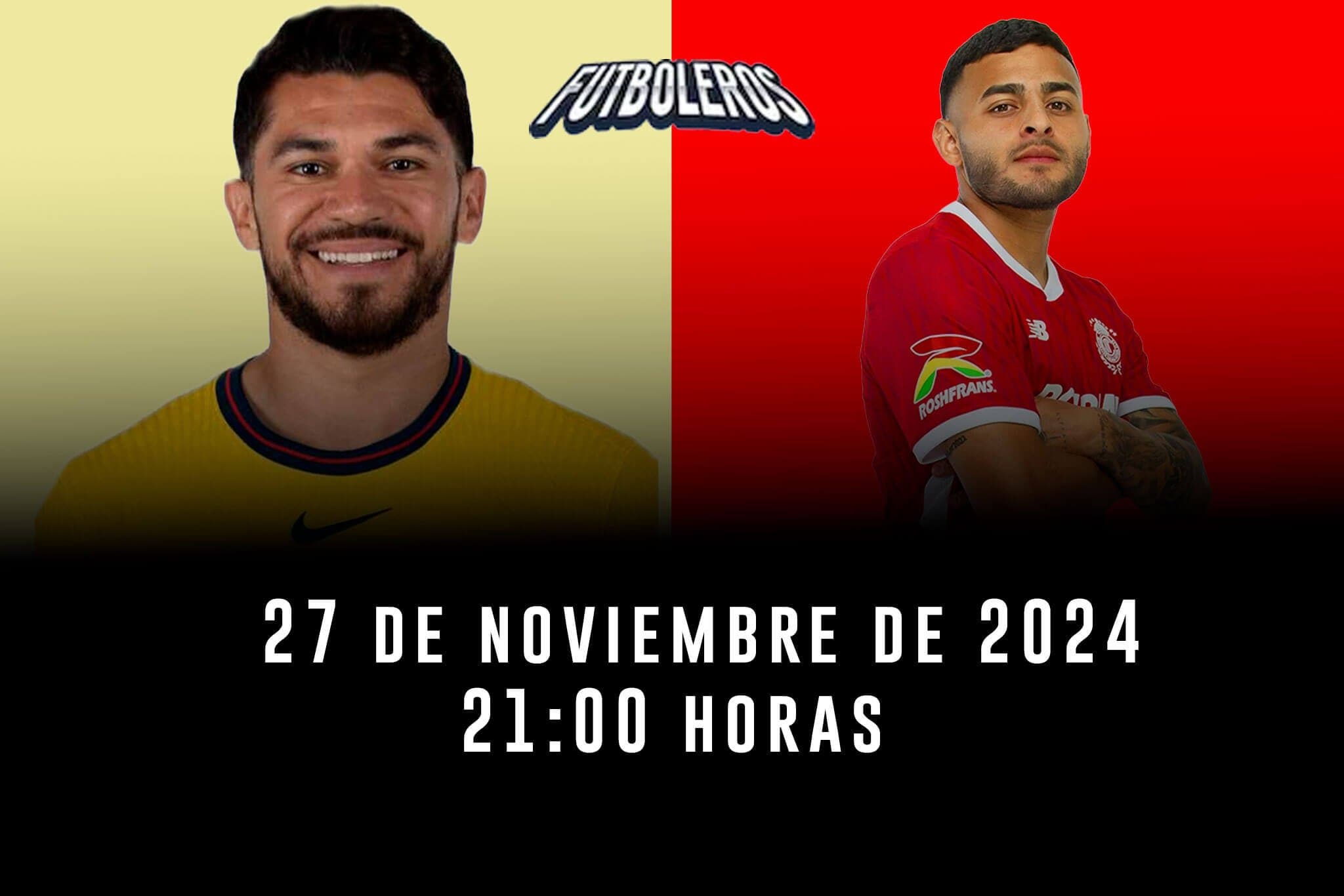 Goles y Resumen del Club América 2 - 0 Toluca de hoy 2024-11-27